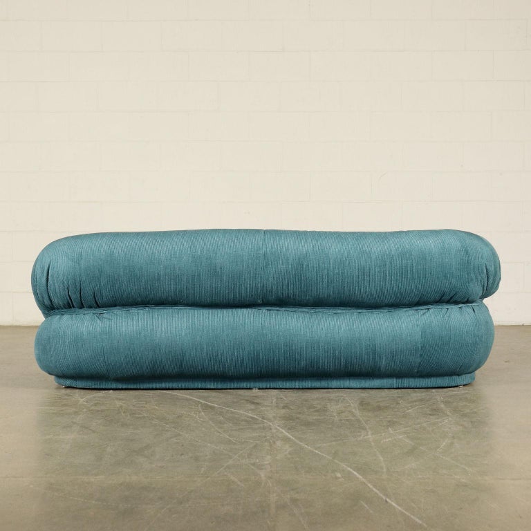 Sofa Foam Padding Velvet Vintage, Italy, 1970s at 1stDibs