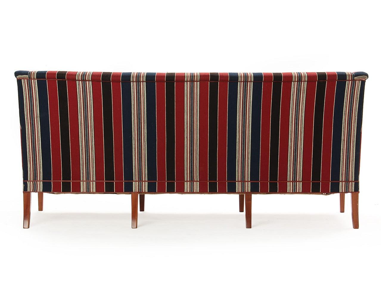 Sofa by Kaare Klint for Rud Rasmussen, 1940s In Fair Condition For Sale In Sagaponack, NY