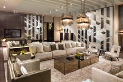 Sofá Marco Madera Maciza Dos Respaldos Cojín Mismo Tamaño Pies Lacados Negros