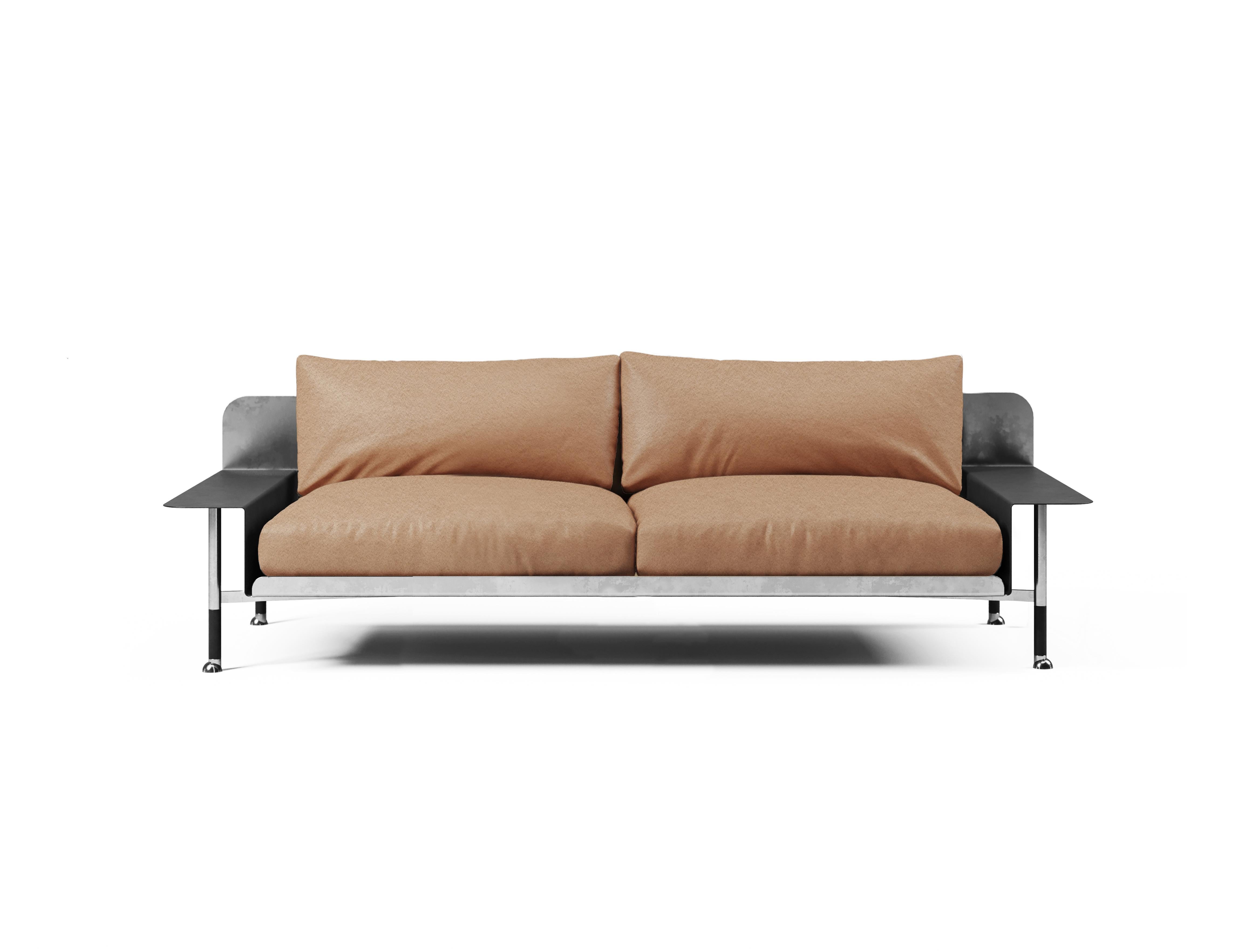 Sofa F.R.F.G. '2' with Armrests For Sale 1