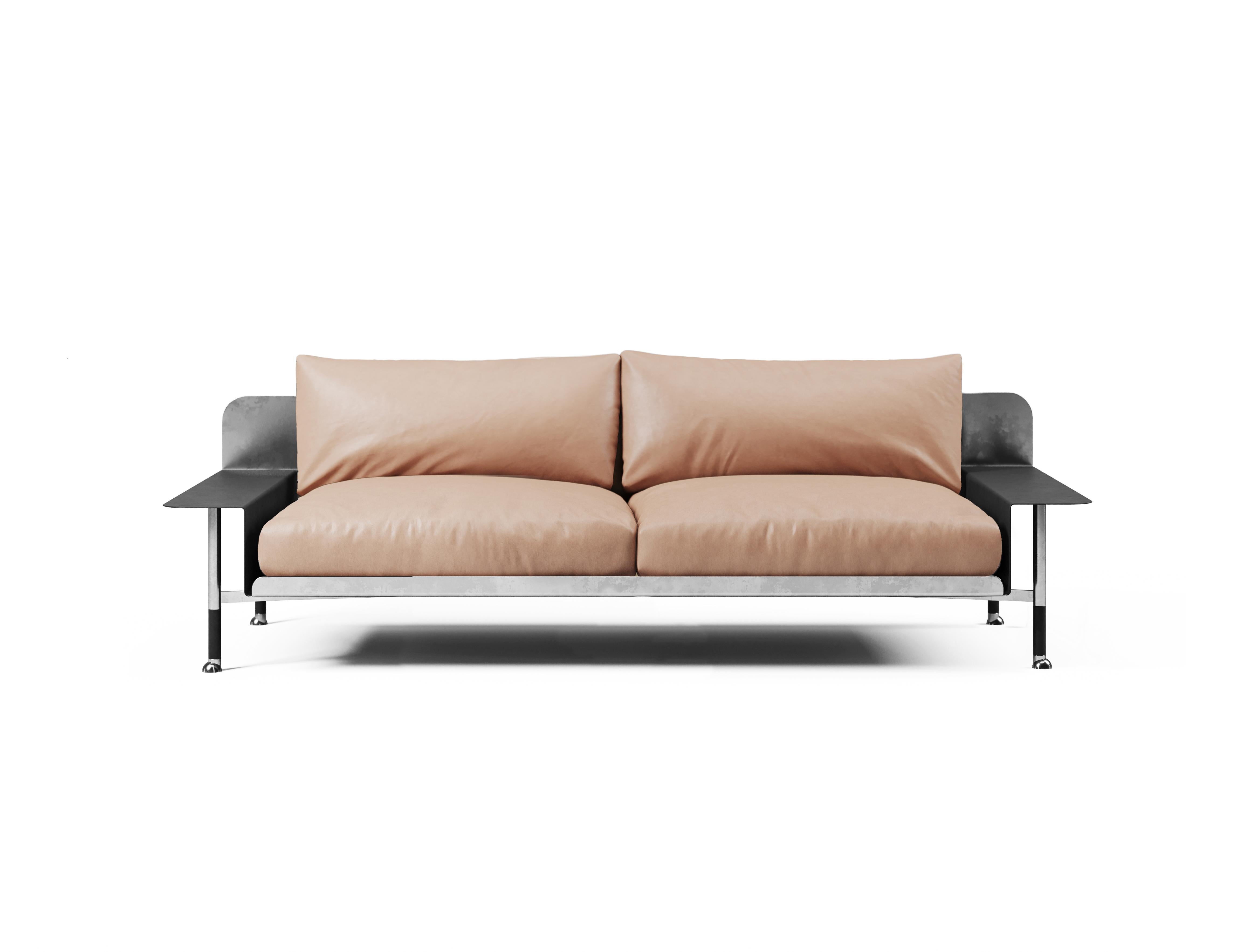 Sofa F.R.F.G. '2' with Armrests For Sale 3