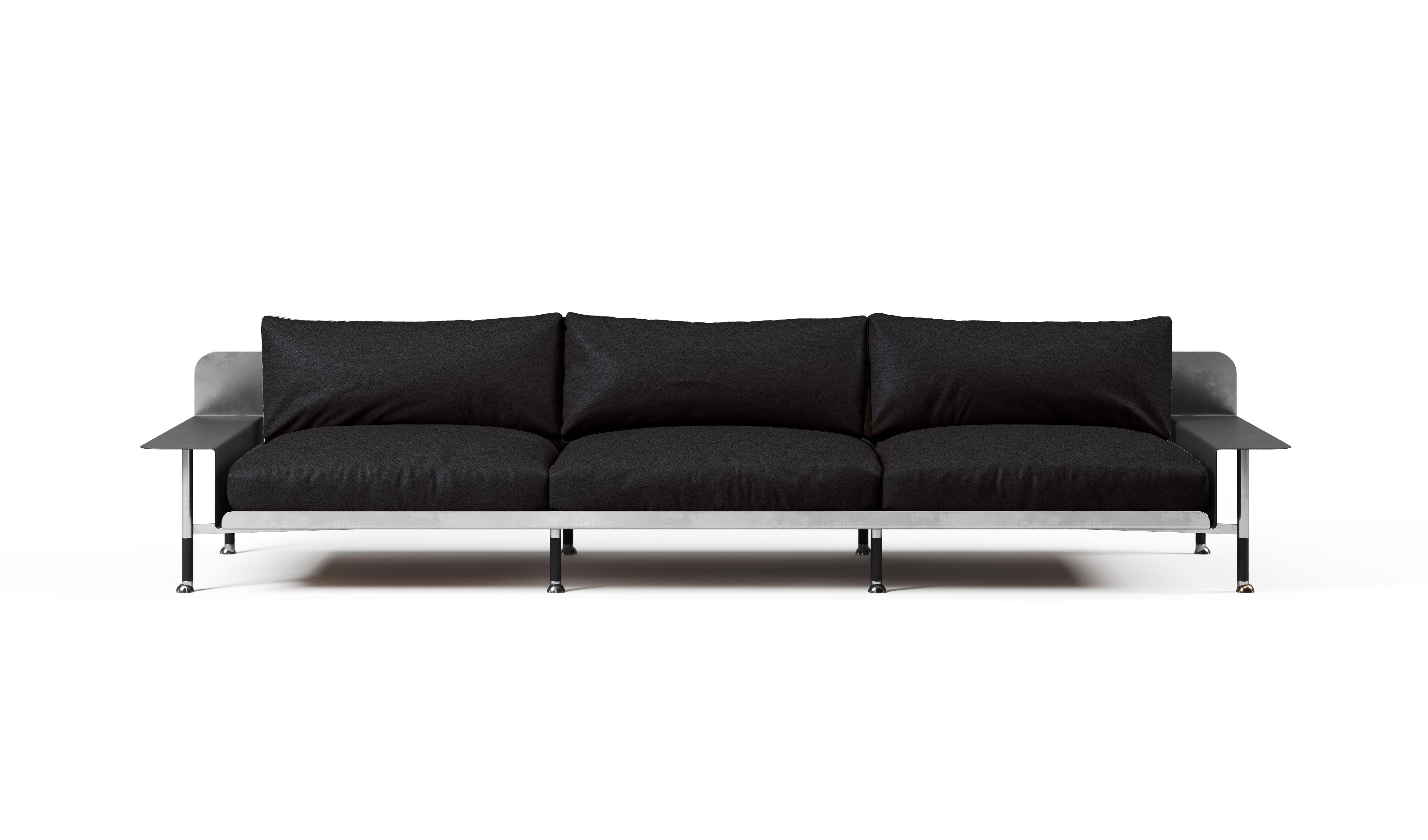 Sofa F.R.F.G. '3' with Armrests For Sale 2