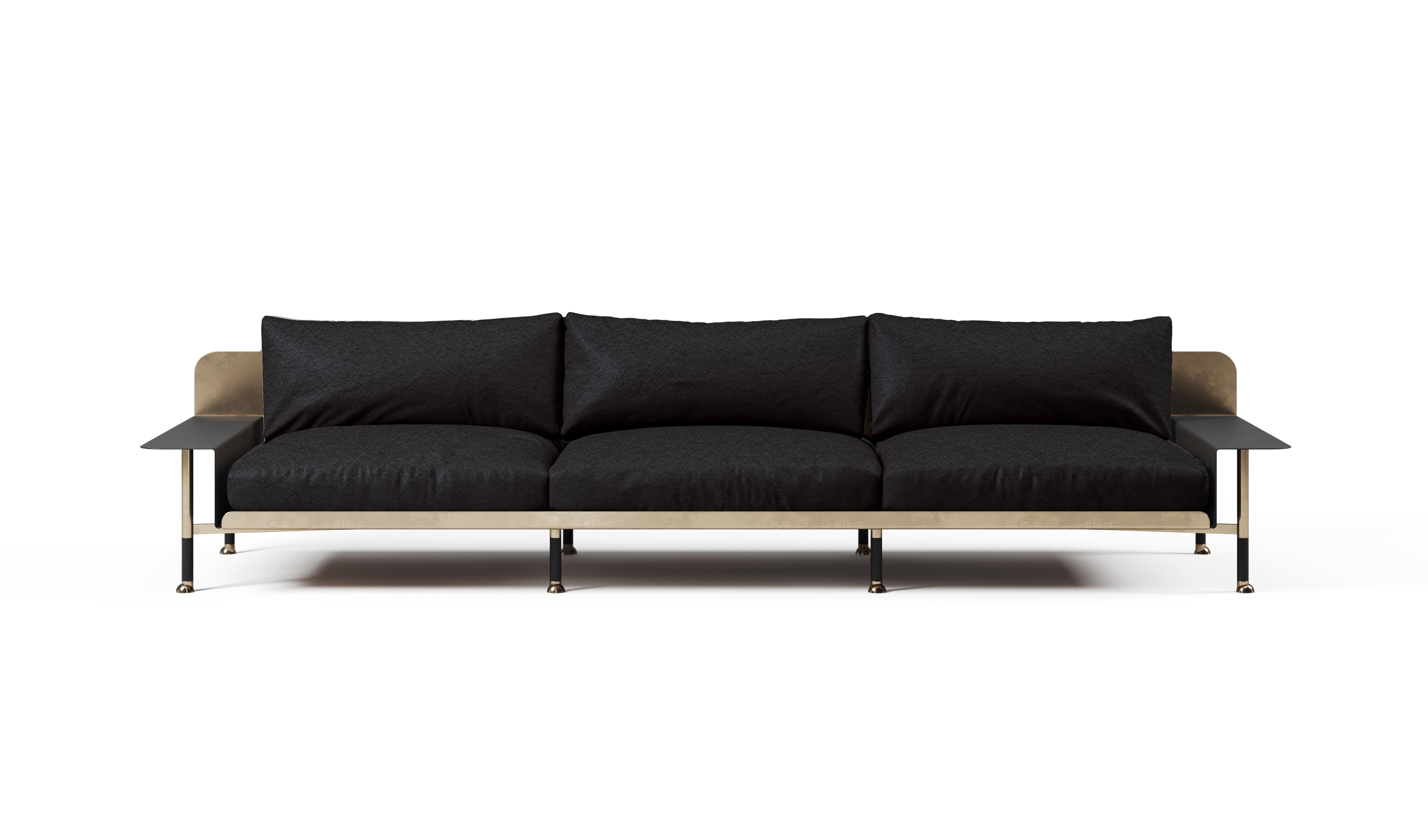 American Sofa F.R.F.G. '3' with Armrests For Sale