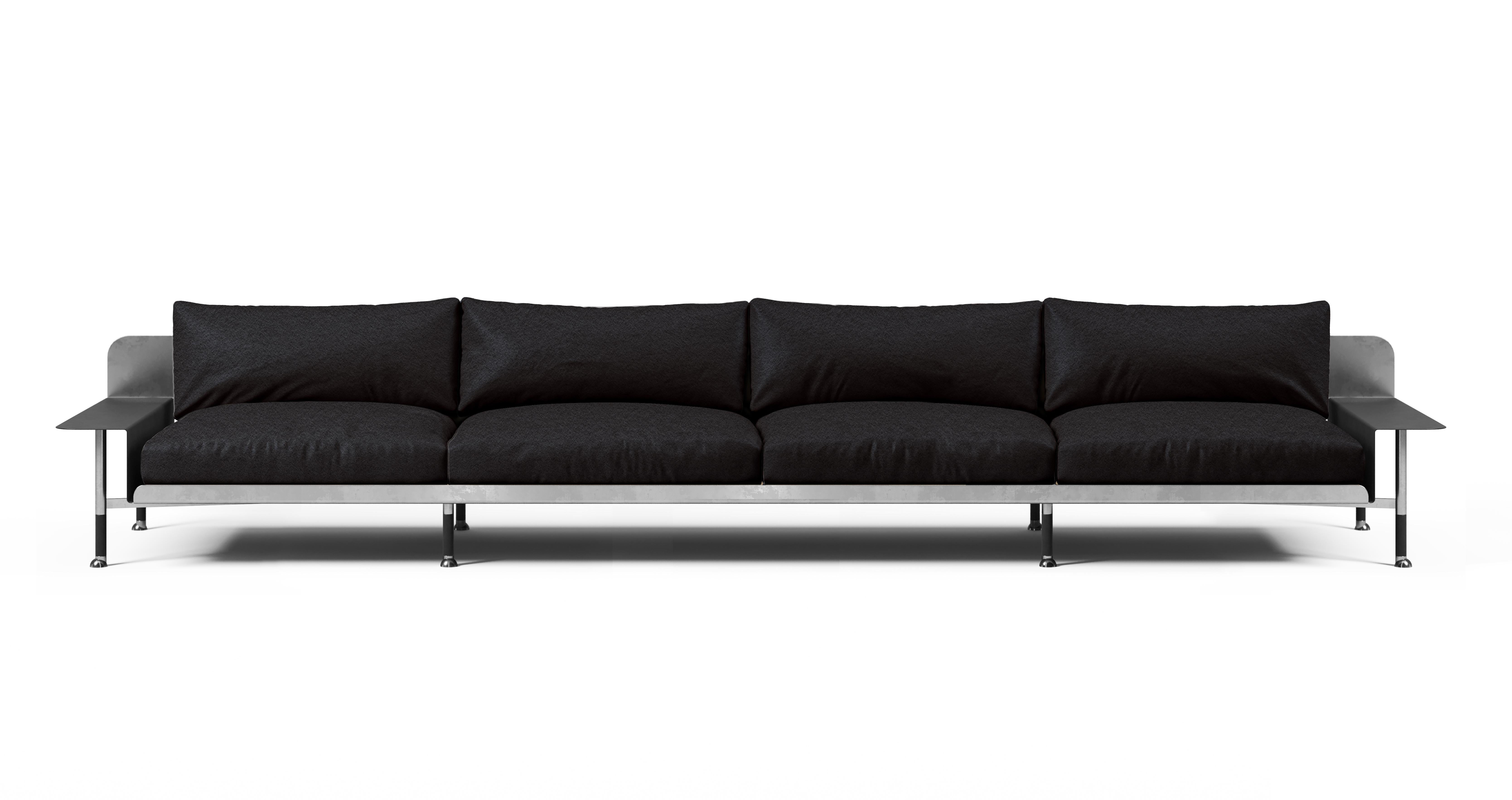 Sofa F.R.F.G. '4' with Armrests For Sale 2