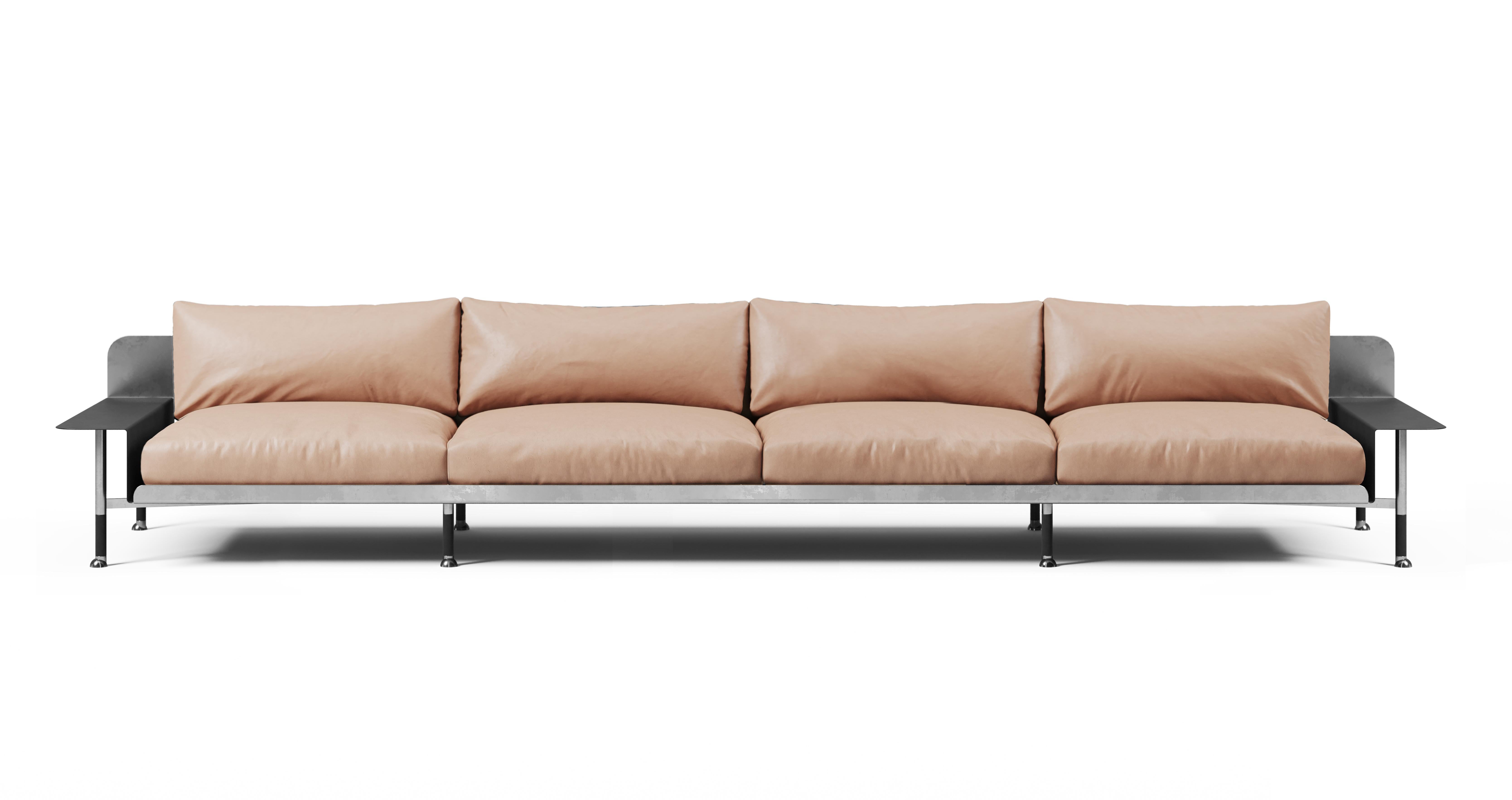 Sofa F.R.F.G. '4' with Armrests For Sale 1