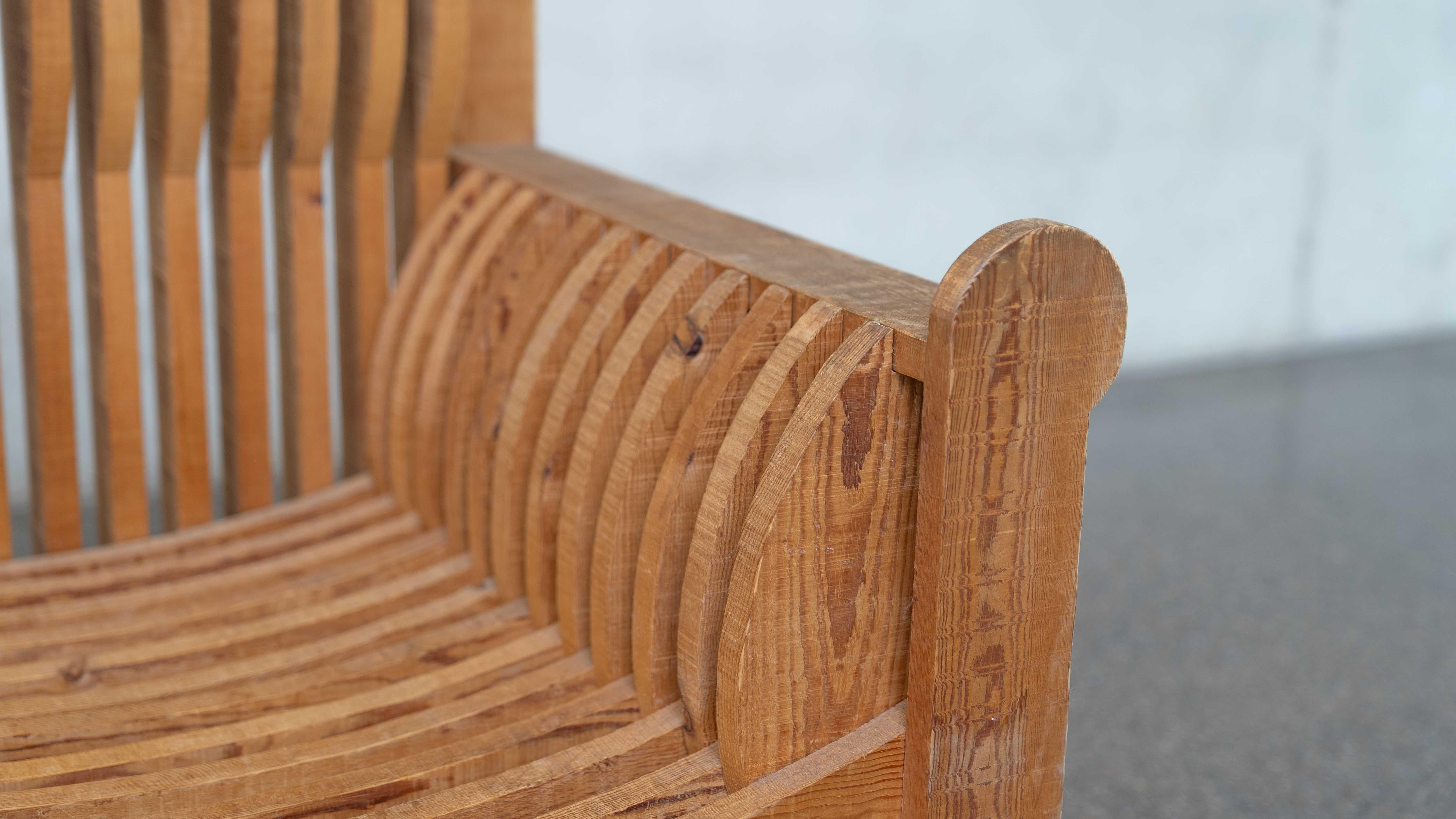 Sofa de la série Mobili nella Valle de Mario Ceroli pour Poltronova en vente 11