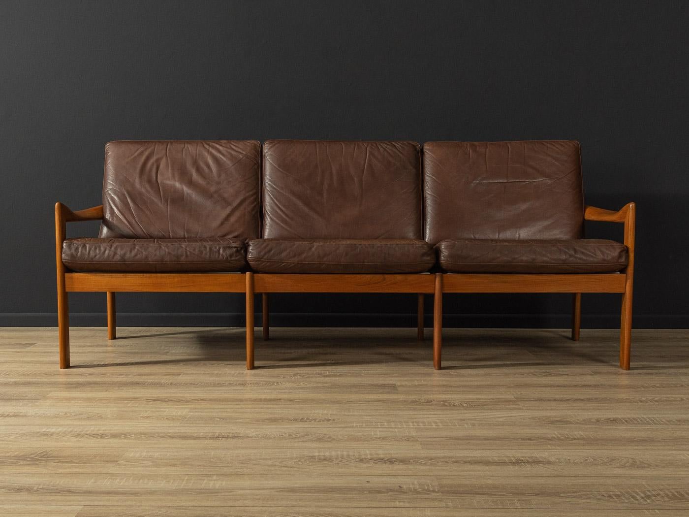 Danish Sofa from the 1960s Designed by Illum Wikkelsø, Made in Denmark For Sale