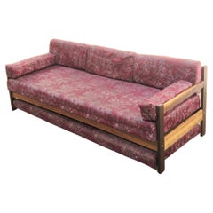 Sofa, Gelli Double Bed in Floral Satin Fabric
