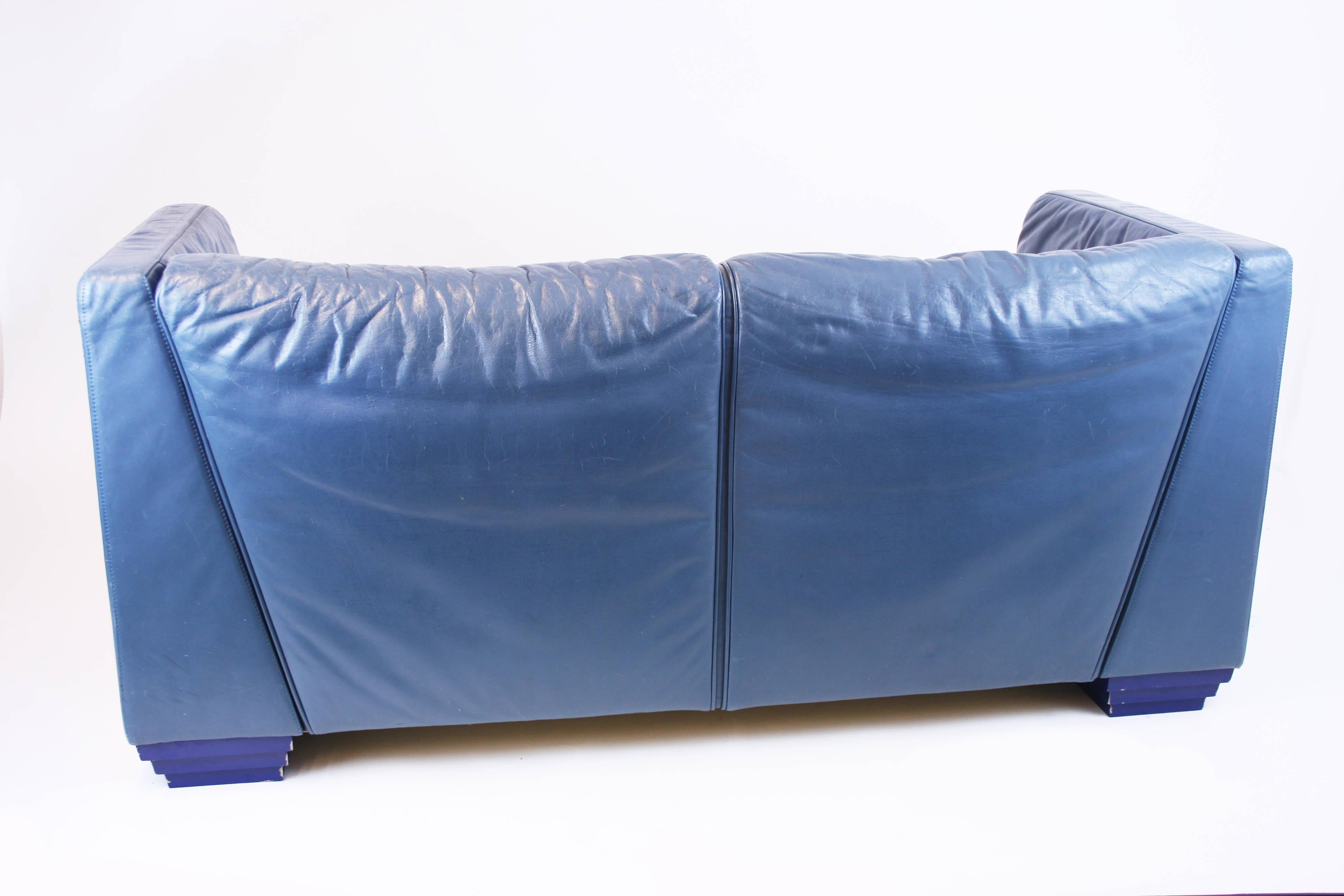 Fin du 20e siècle Sofa Geo de Wittmann par Jorgen Kastholm, sièges en cuir, pièce de collection Autriche en vente