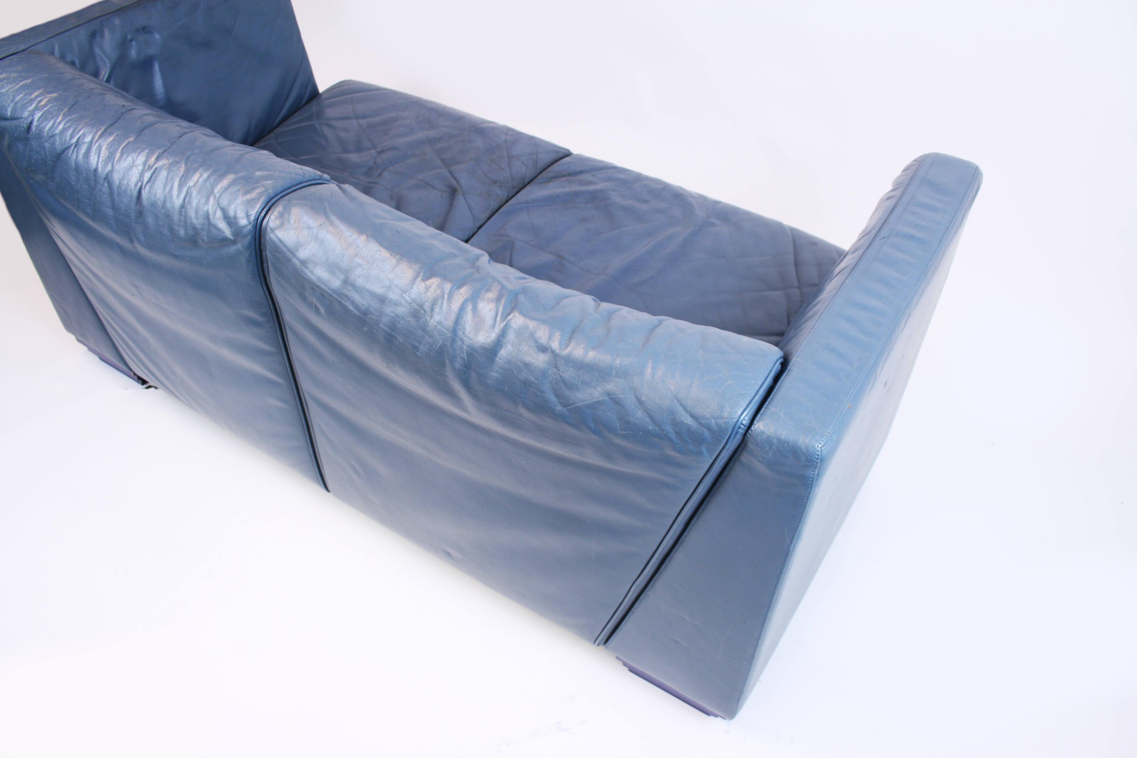 Sofa Geo de Wittmann par Jorgen Kastholm, sièges en cuir, pièce de collection Autriche en vente 1