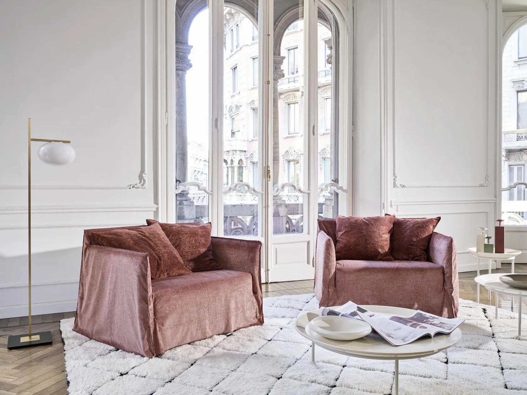 Contemporary Sofa Gervasoni Ghost 09 design Paola Navone For Sale