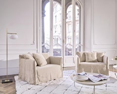 Sofa Gervasoni Ghost 09 design Paola Navone -  Stone