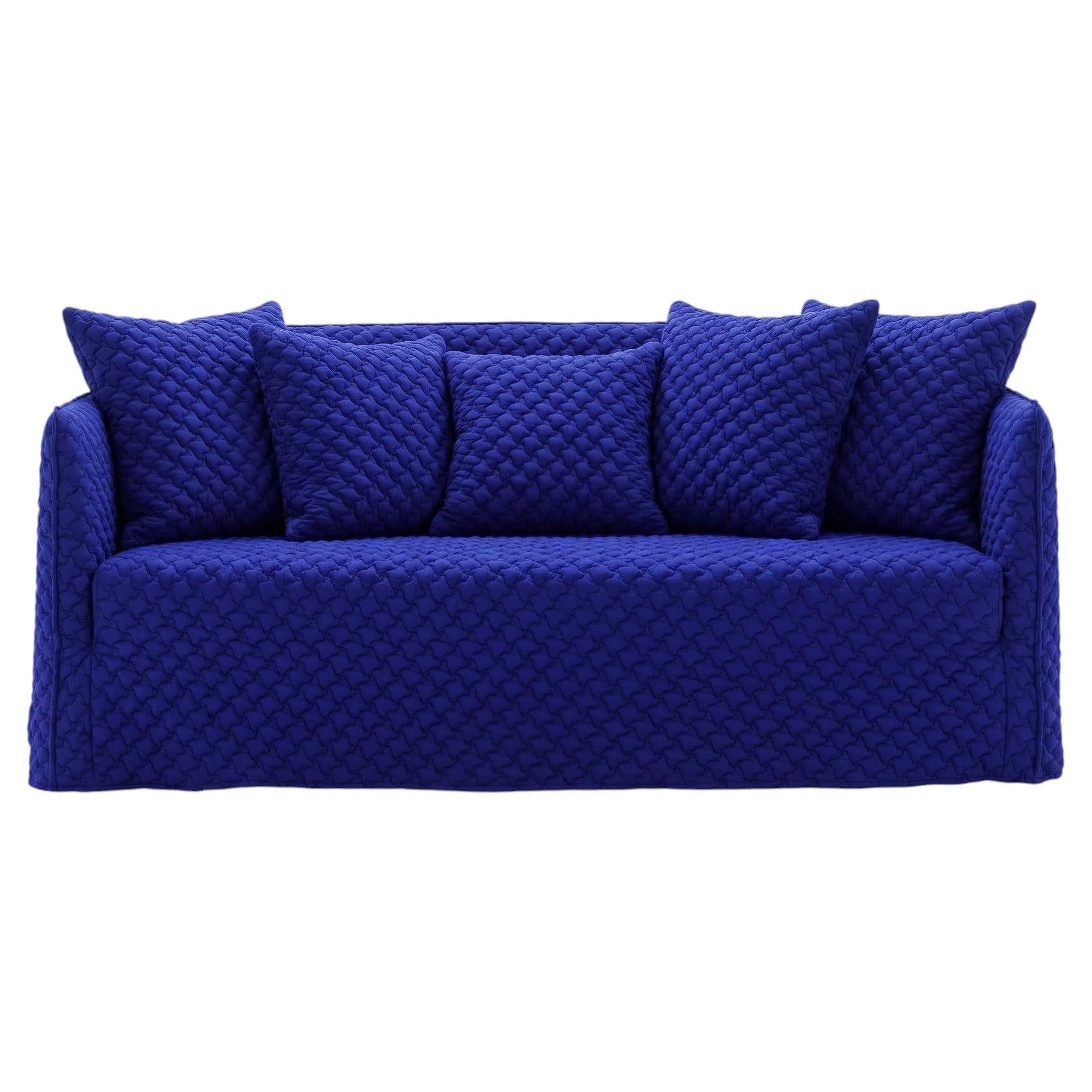 Sofa Gervasoni Ghost 10 design Paola Navone - 3D Blu