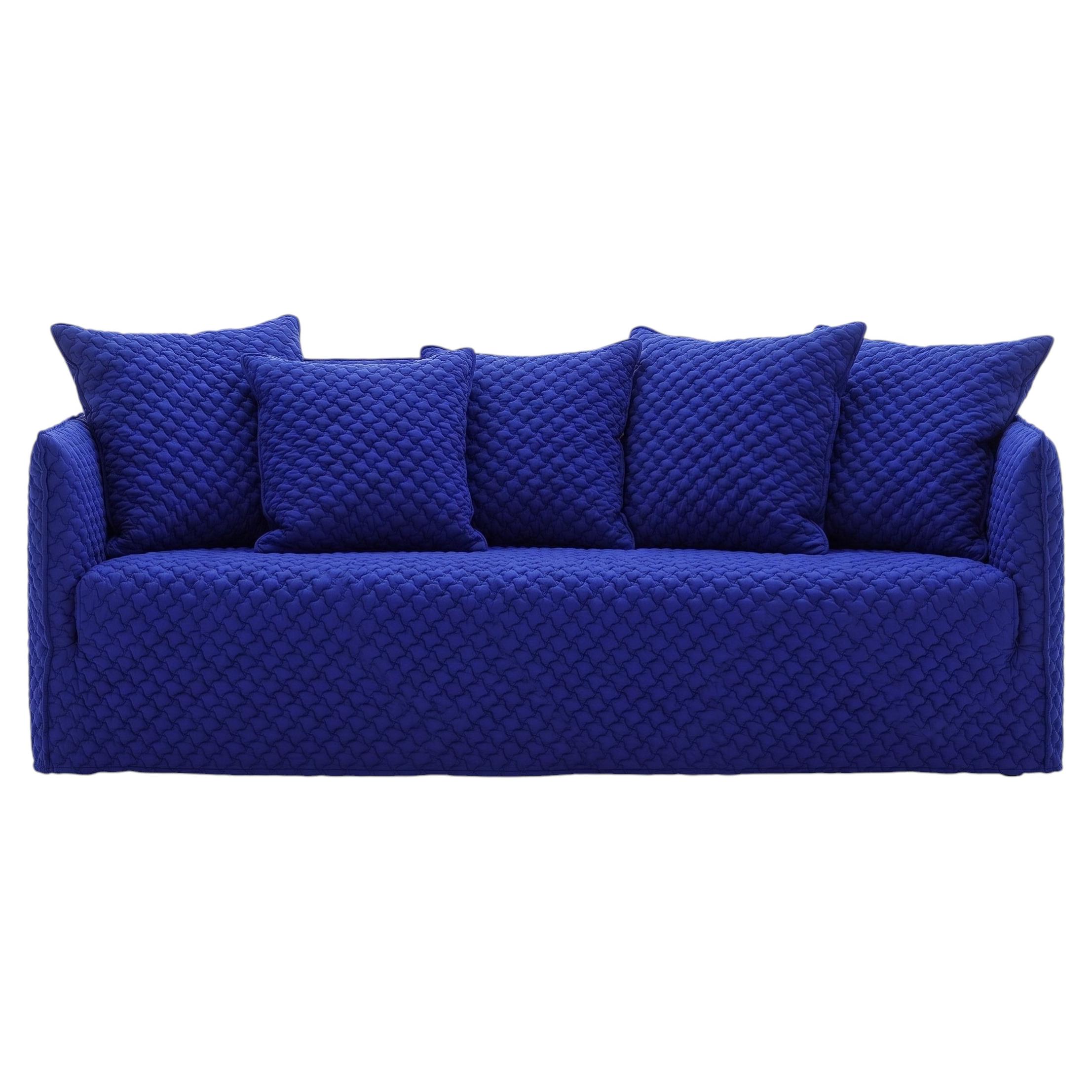 Sofa Gervasoni Ghost 10 G design Paola Navone - 3D Blu