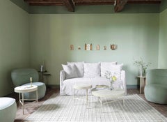 Sofa Gervasoni Ghost 110 design Paola Navone - Lino Bianco