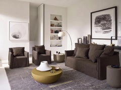 Sofa Gervasoni Ghost 112 design Paola Navone – Stone Mocha