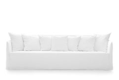 Canapé Gervasoni Ghost 14 design/One Paola Navone - Lino Bianco