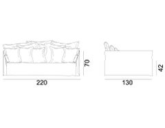 Sofá Gervasoni Ghost 16 design Paola Navone - Extra Deep Seating - Artista Monet
