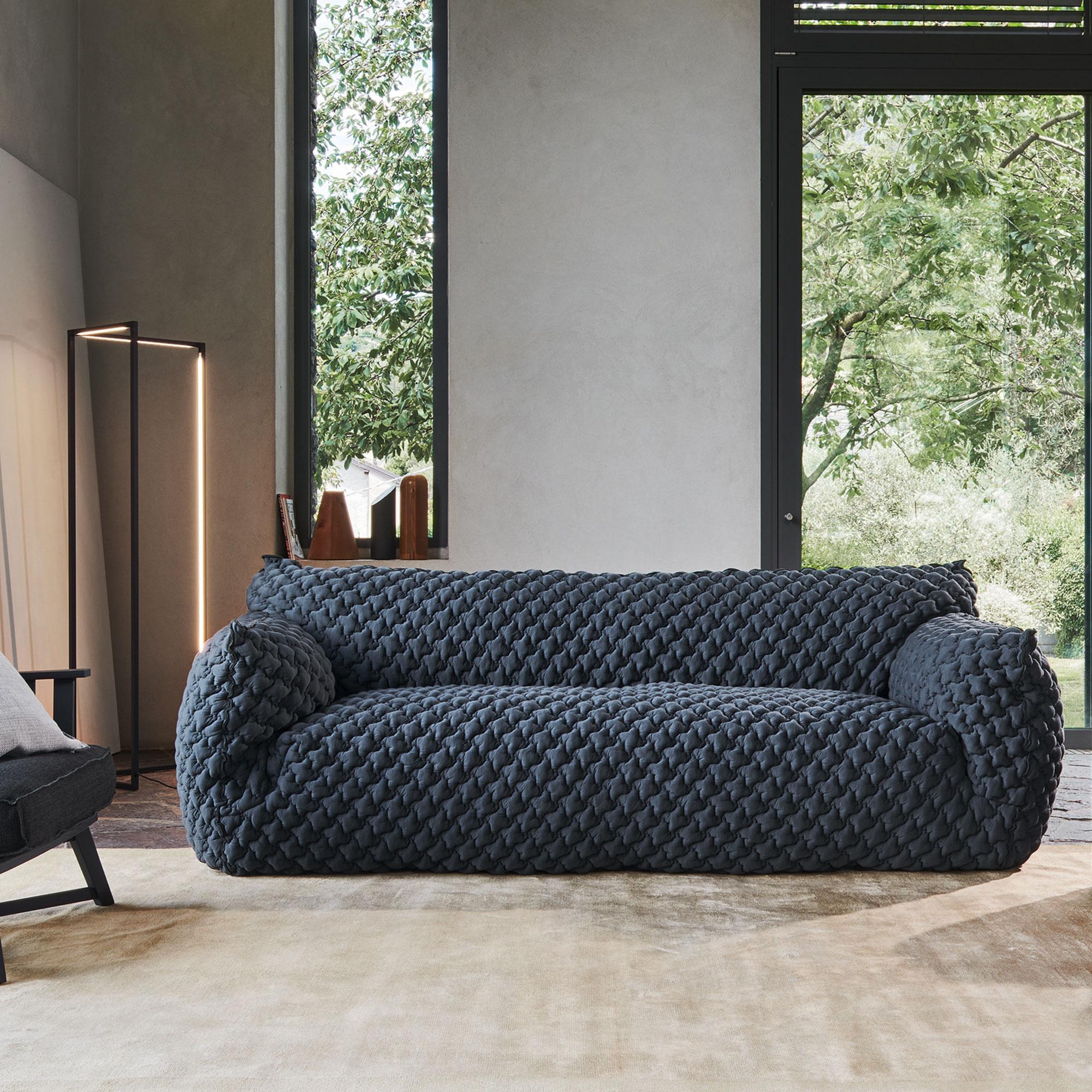 Sofa Gervasoni Nuvola 10 design Paola Navone - 3D Grafite In New Condition For Sale In Alcamo, IT
