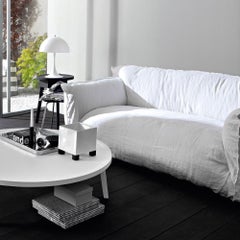 Sofa Gervasoni Nuvola 10 design Paola Navone - White linen