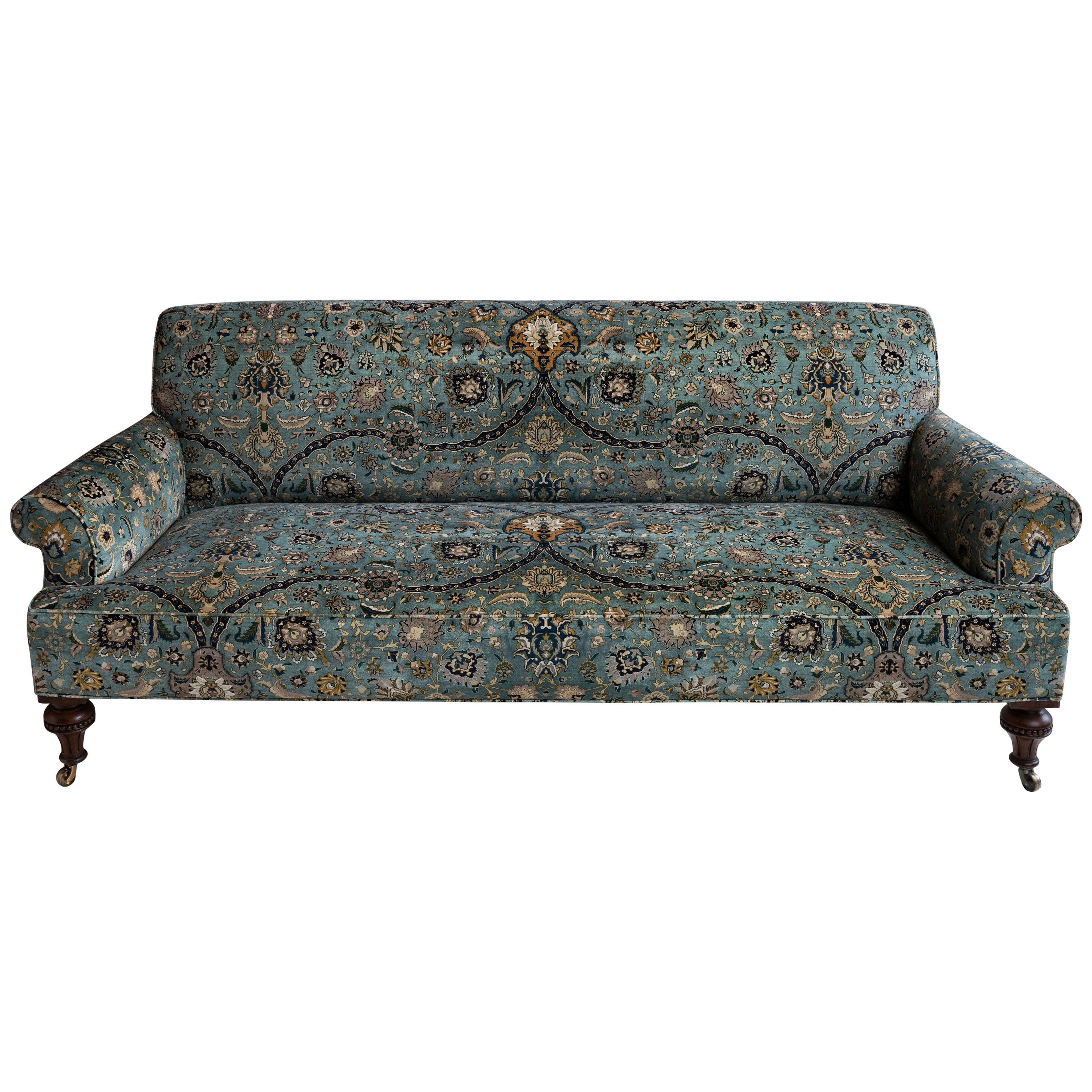 Sofa in 100% Cotton Velvet from House of Hackney