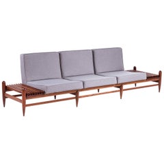 Sofa in Caviuna Wood