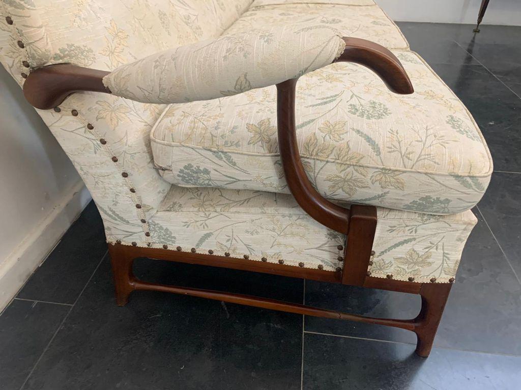 Sofa in Cherrywood by Paolo Buffa, 1950s For Sale 8