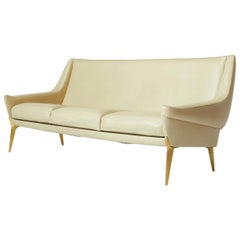 Sofa in Leather by Charles Ramos
