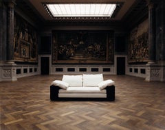 Sofa in leather ClassiCon Lota Sofa design Eileen Gray