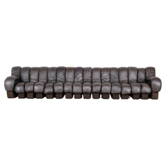 Sofa in Leather Non Stop "Ds 600" for De Sede, Switzerland 1970s.