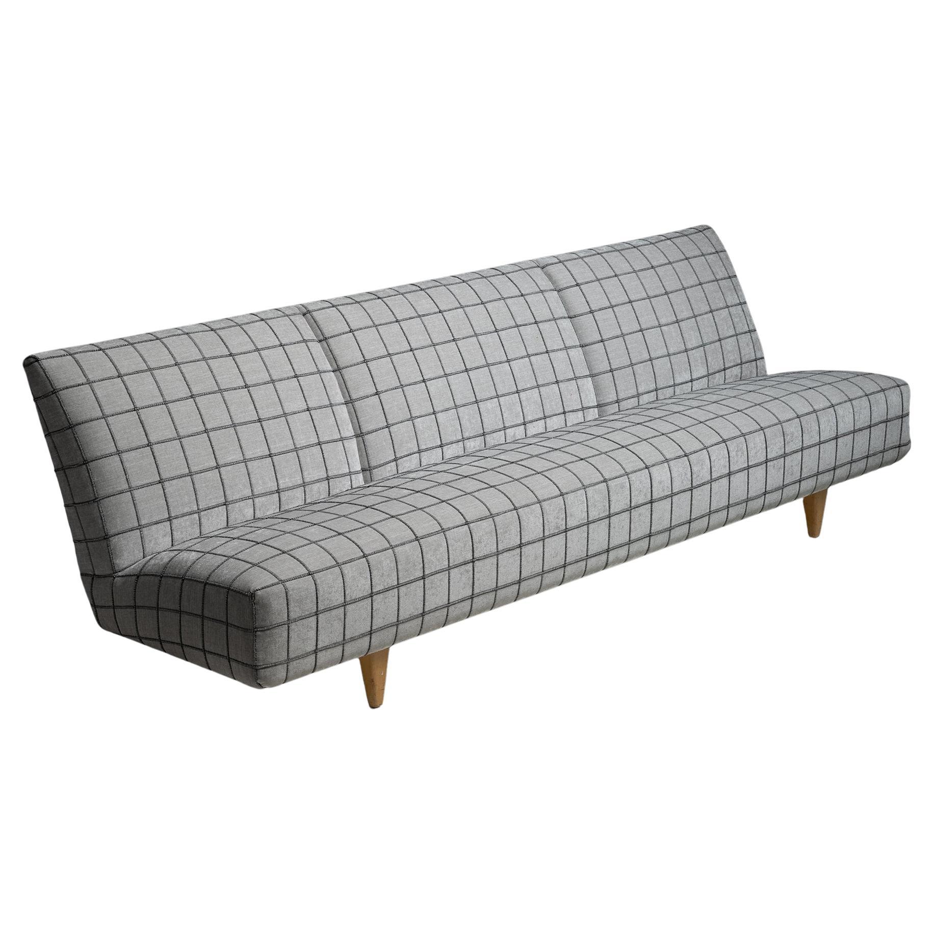 Sofa in Pierre Frey Fabric, Sweden circa 1961 For Sale