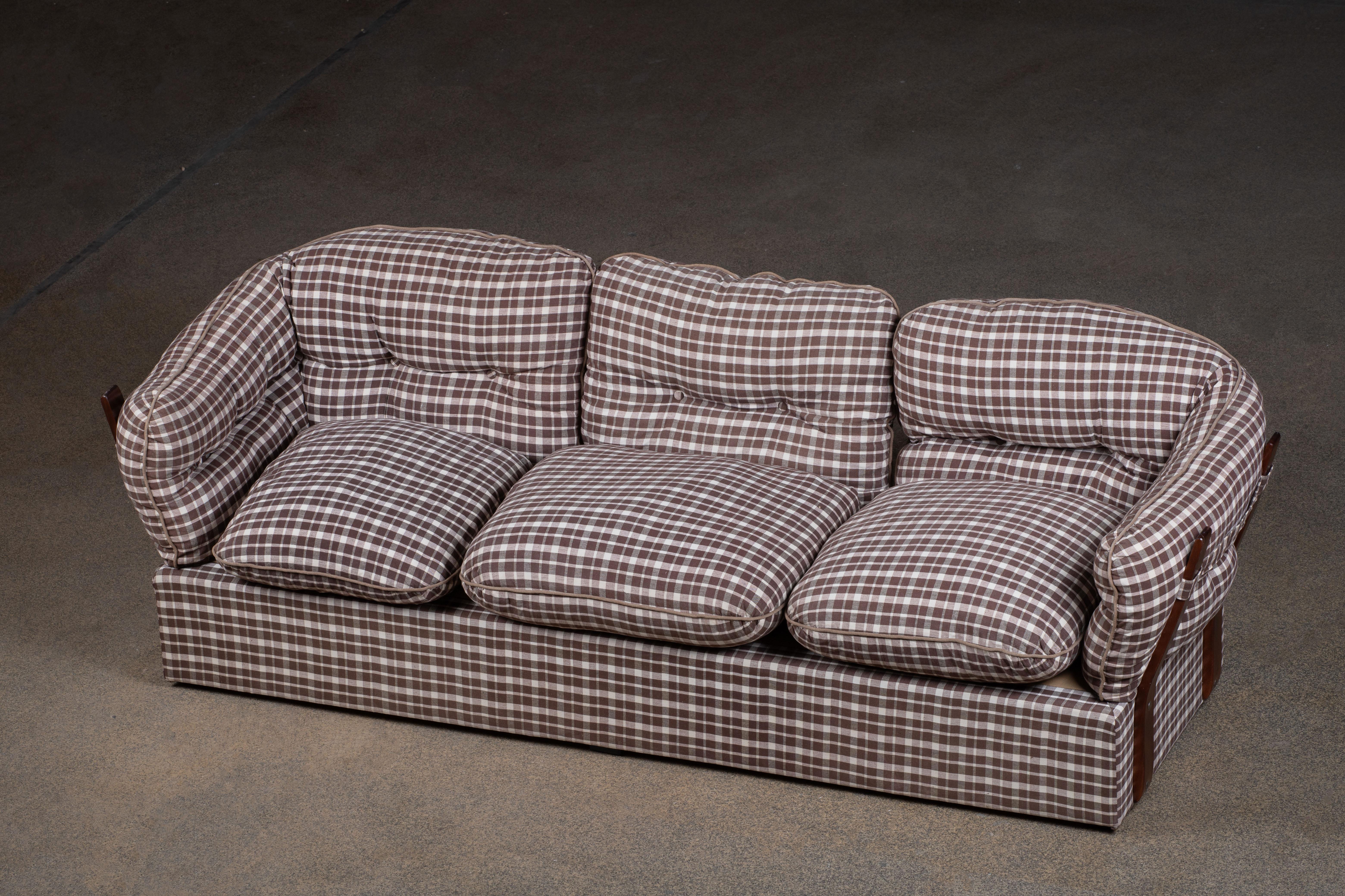 Sofa in the Manner of Guillerme et Chambron, France, 1950 4
