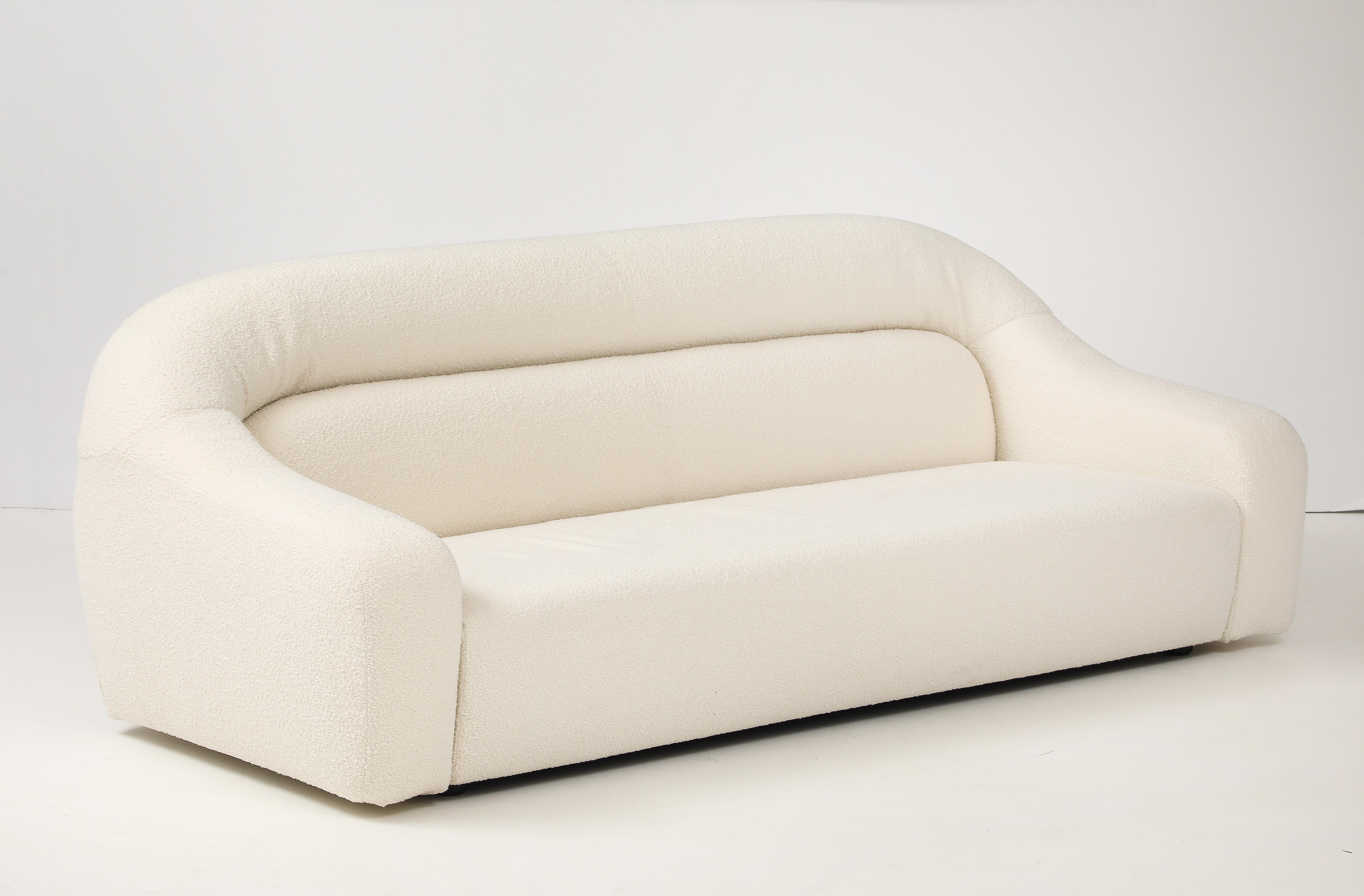 Sofá de estilo George Bighinello para Eurosalotto en Boucle Marfil, Italia en venta 3
