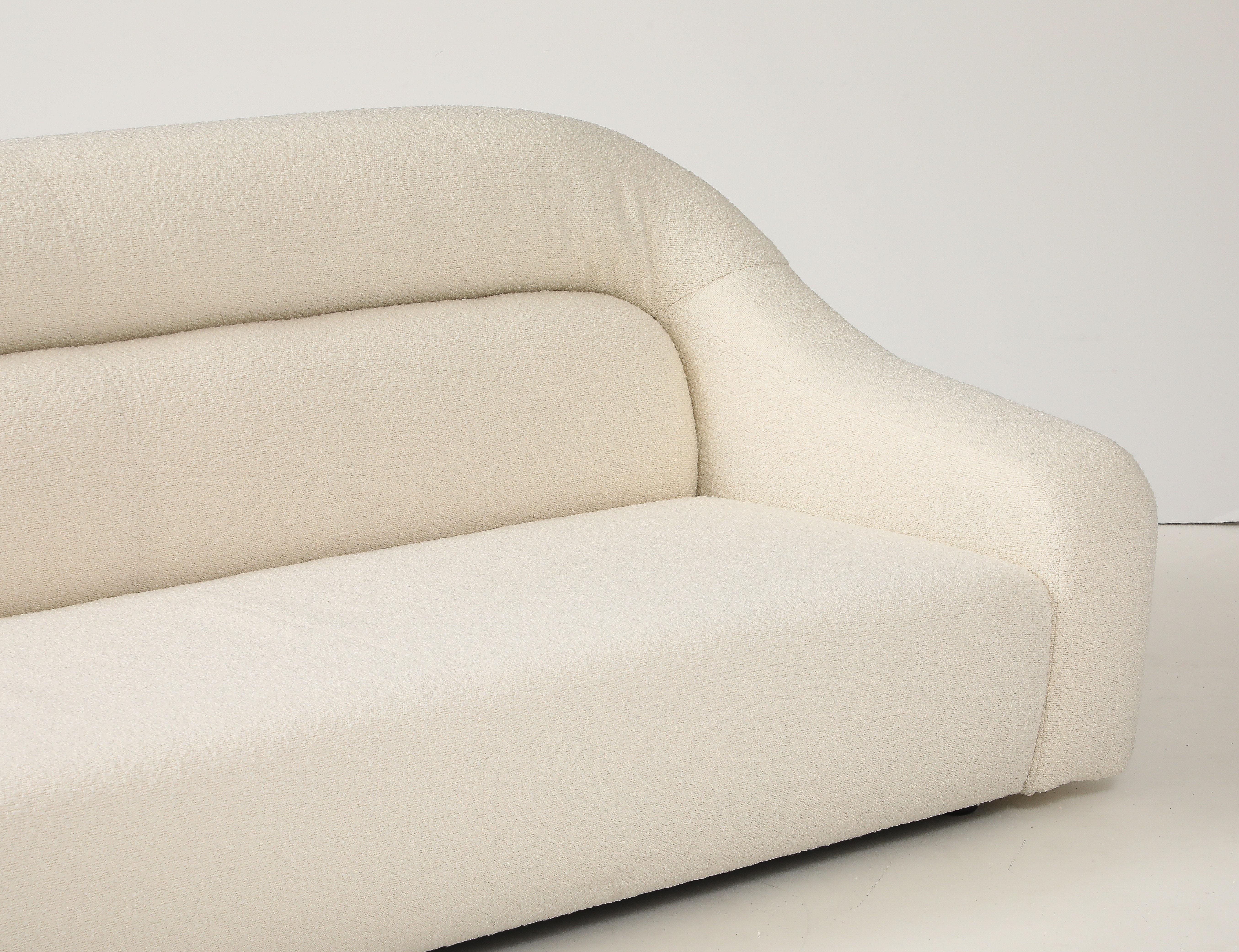 Sofá de estilo George Bighinello para Eurosalotto en Boucle Marfil, Italia en venta 4