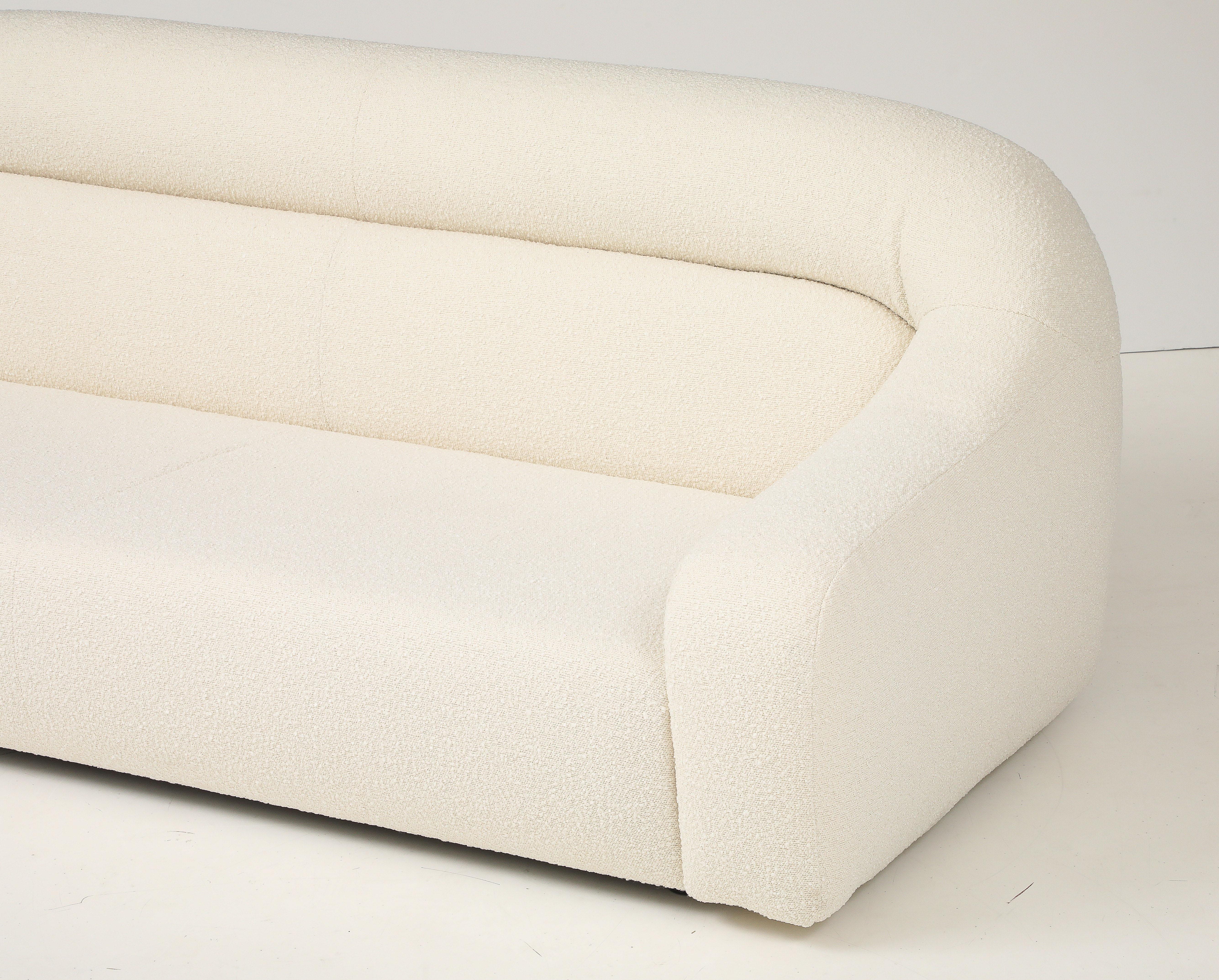 Sofá de estilo George Bighinello para Eurosalotto en Boucle Marfil, Italia Italiano en venta