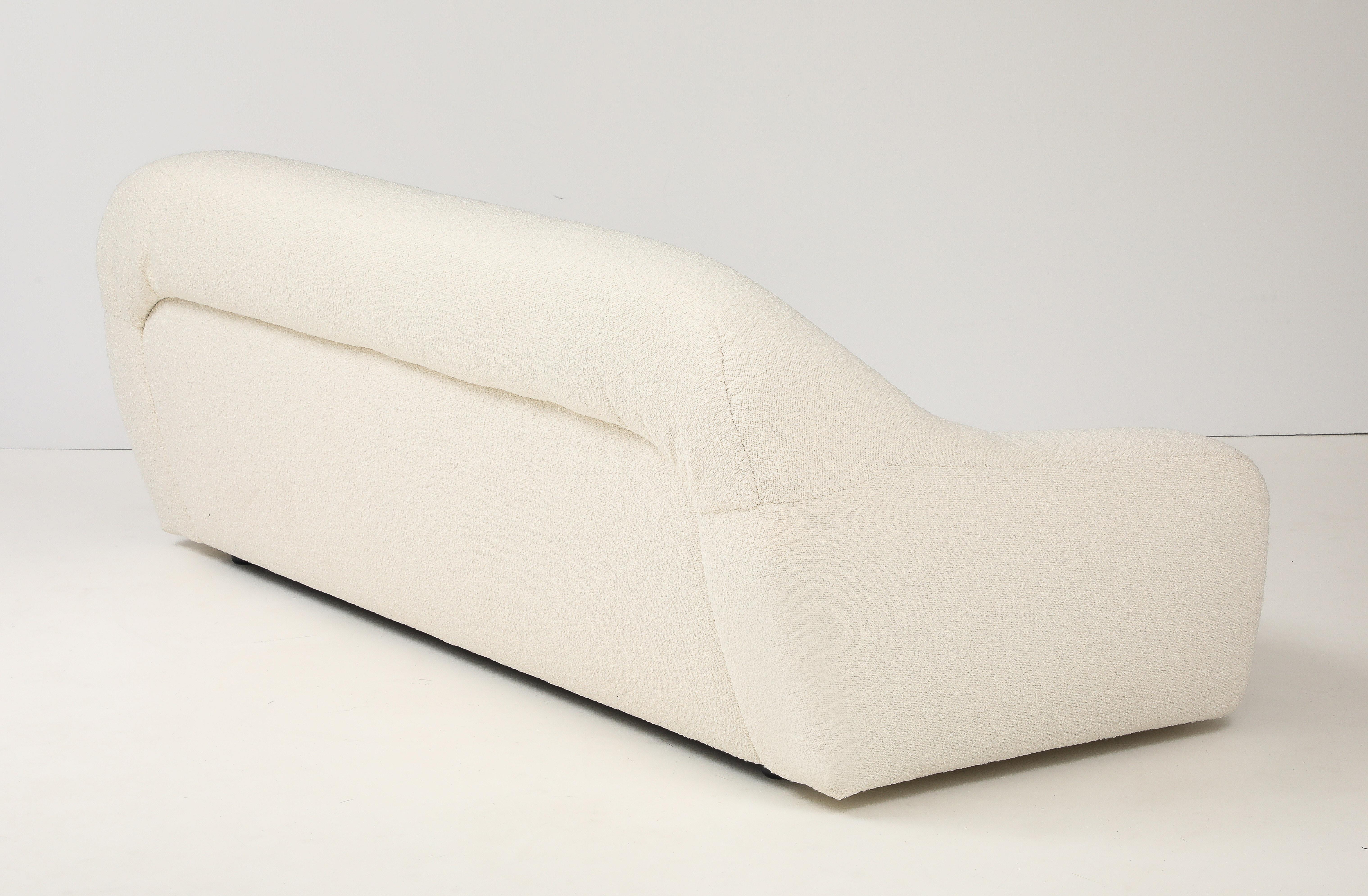 Sofá de estilo George Bighinello para Eurosalotto en Boucle Marfil, Italia Bouclé en venta