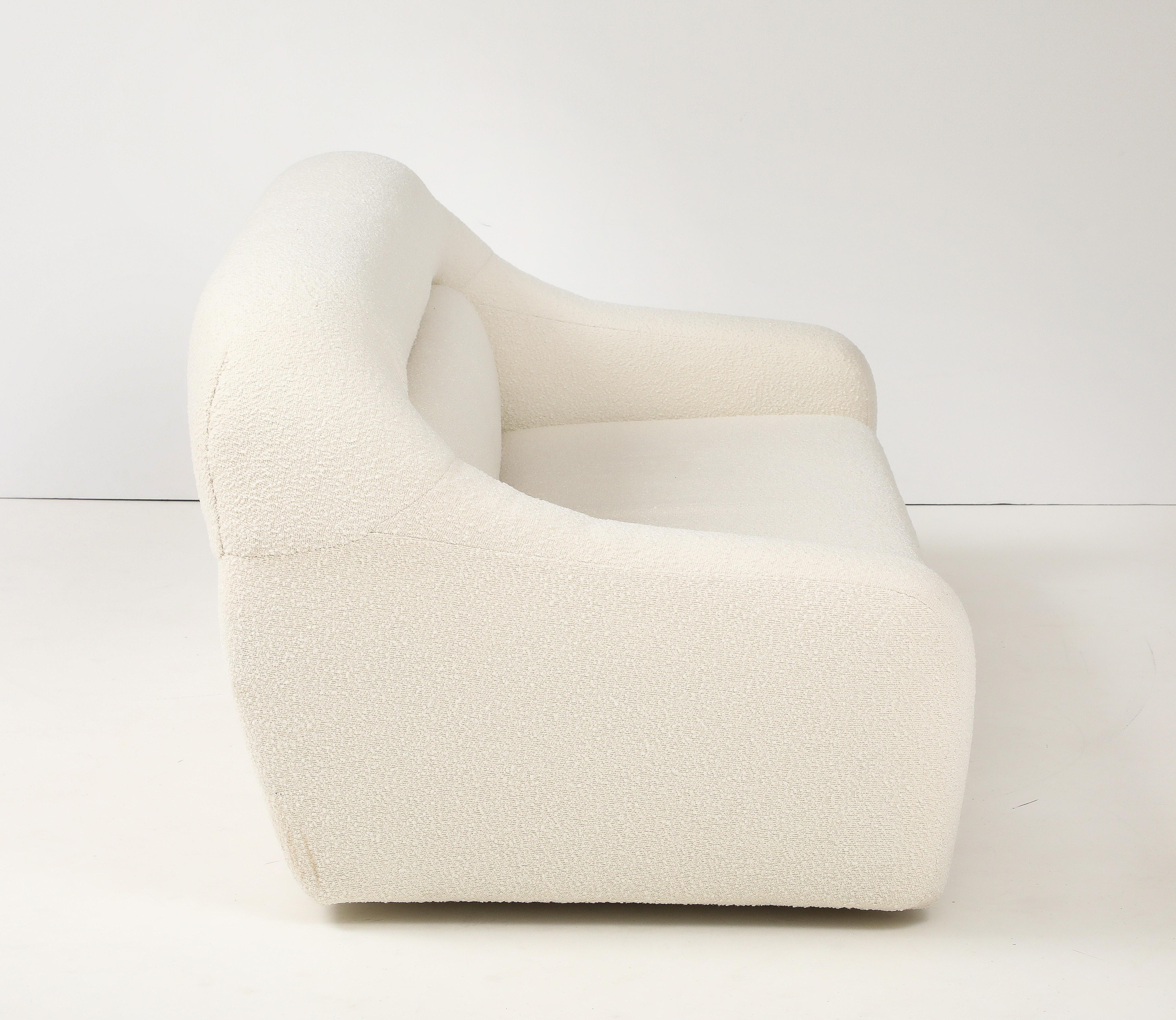 Sofá de estilo George Bighinello para Eurosalotto en Boucle Marfil, Italia en venta 1