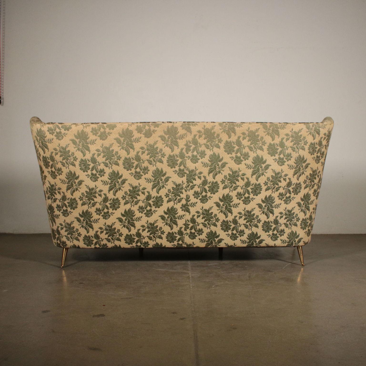 Sofa in the Style of Paolo Buffa Fabric Vintage, Italy, 1950s 2