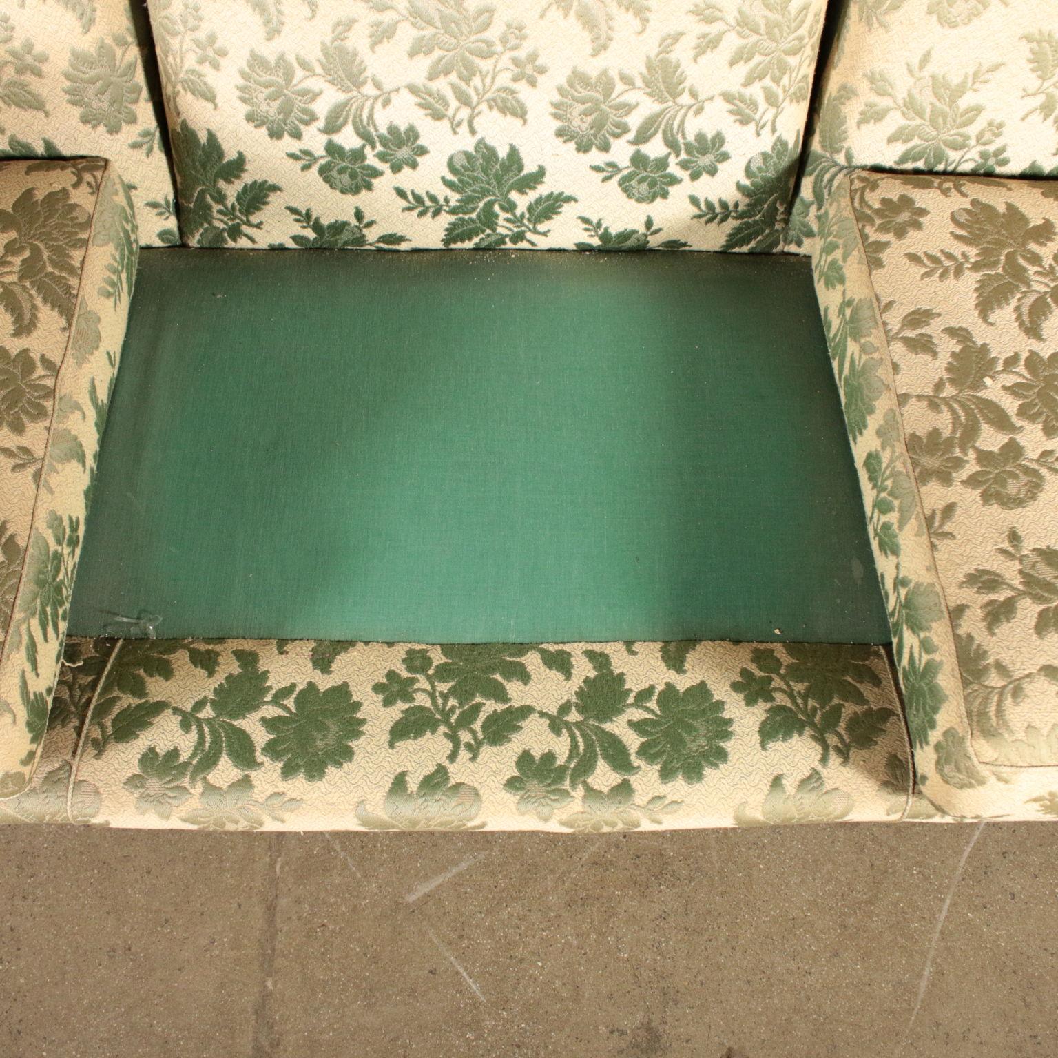 Sofa in the Style of Paolo Buffa Fabric Vintage, Italy, 1950s In Good Condition In Milano, IT