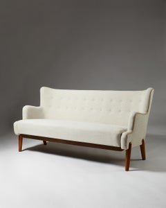 Sofa “Koppel” Designed by Eva and Nils Koppel for Slagelse Møbelværk, Denmark