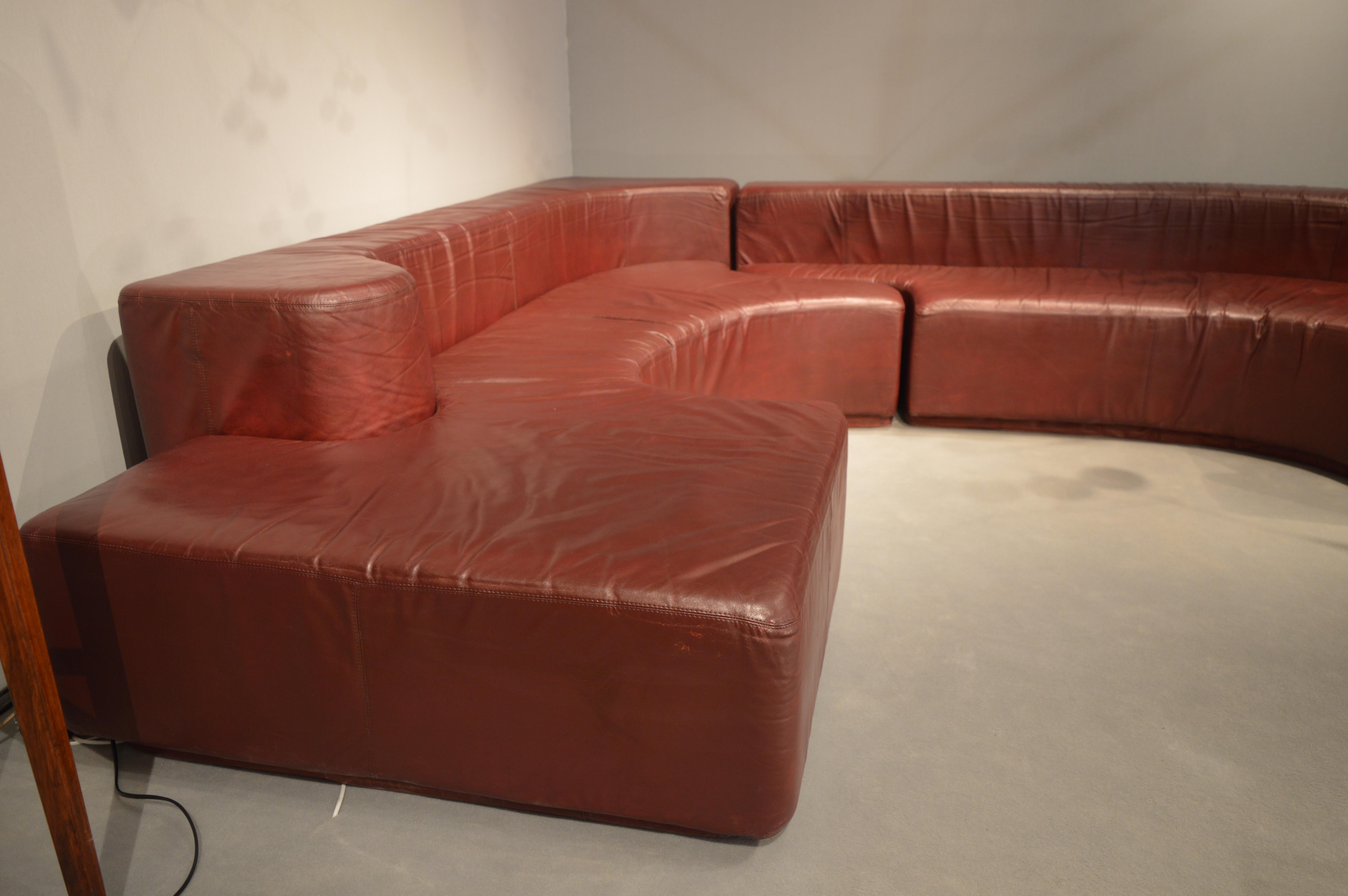 Sofa Lara by Roberto Pamio, Renato Toso & Noti Massari for Stilwood In Fair Condition In Paris, FR