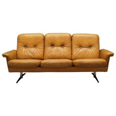 Sofa Leather, Danish Design, 1960s