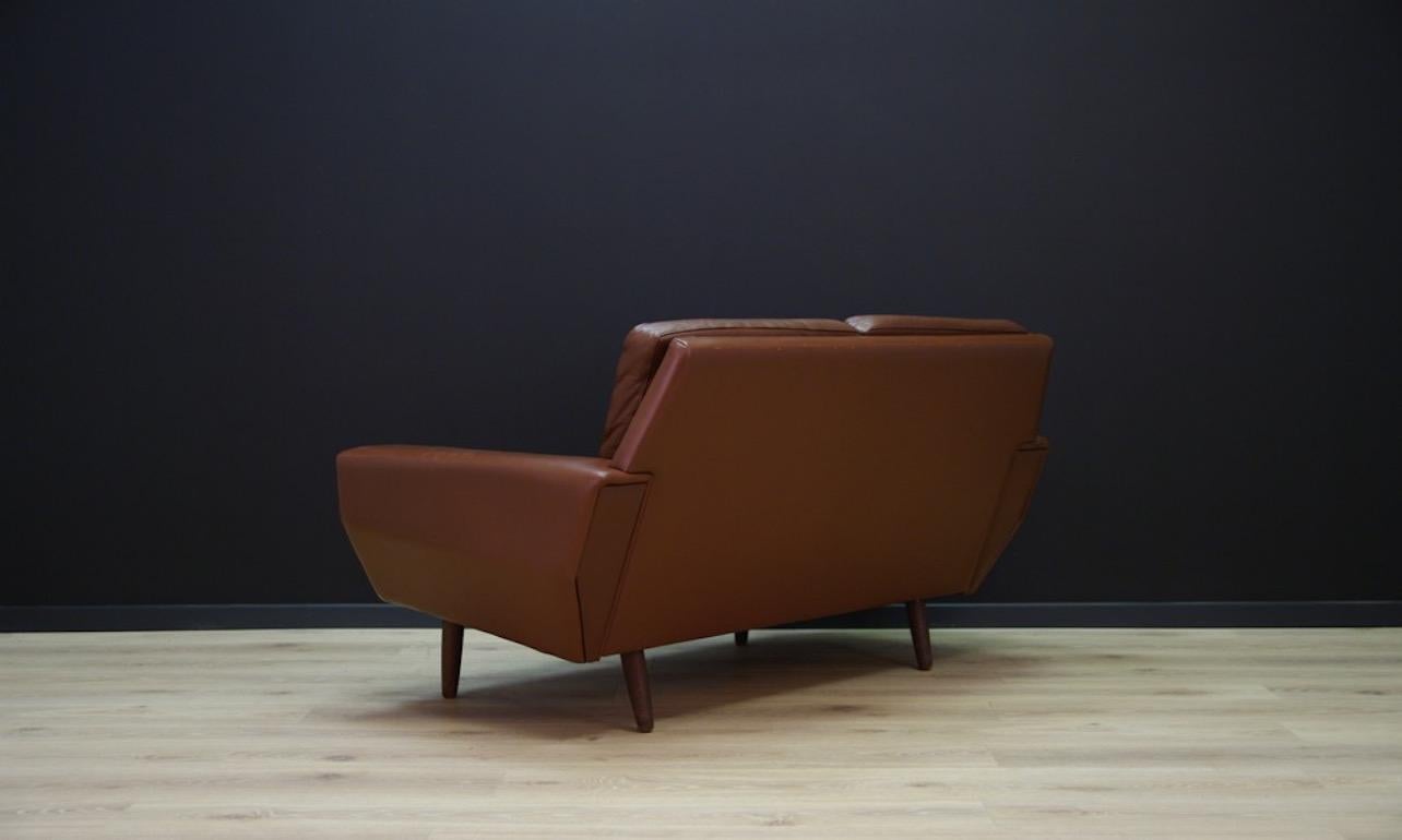 Sofa Leather Vintage Danish Design Retro 3