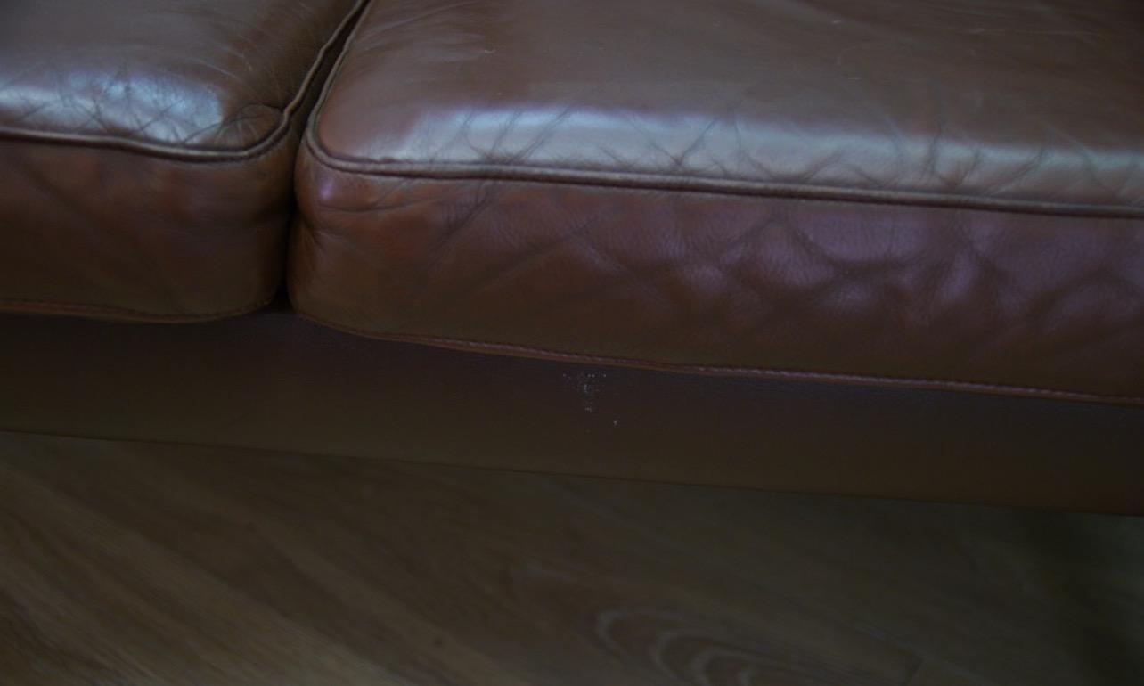 Sofa Leather Vintage Danish Design Retro 4