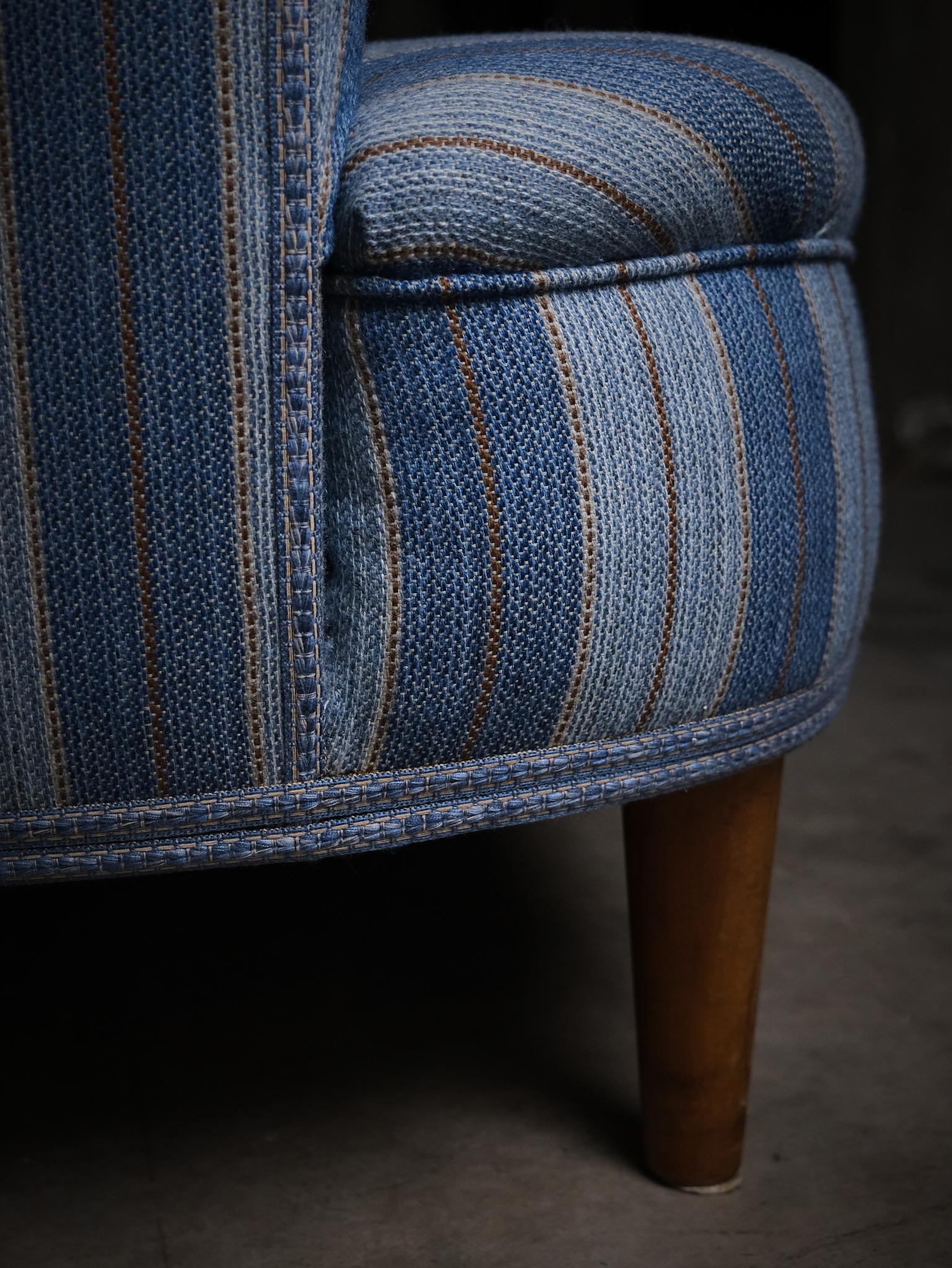 Sofa 'Little Roma' by Carl Malmsten, Sweden, 1940s For Sale 5