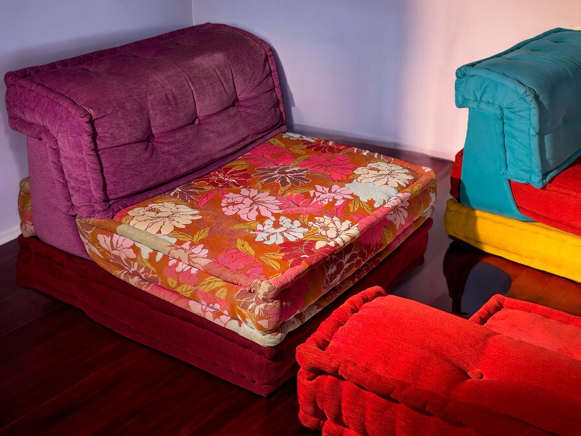 Sofa Mah Jong by Kenzo & Missoni for Roche Bobois, set of 15 pieces, 2000s 11