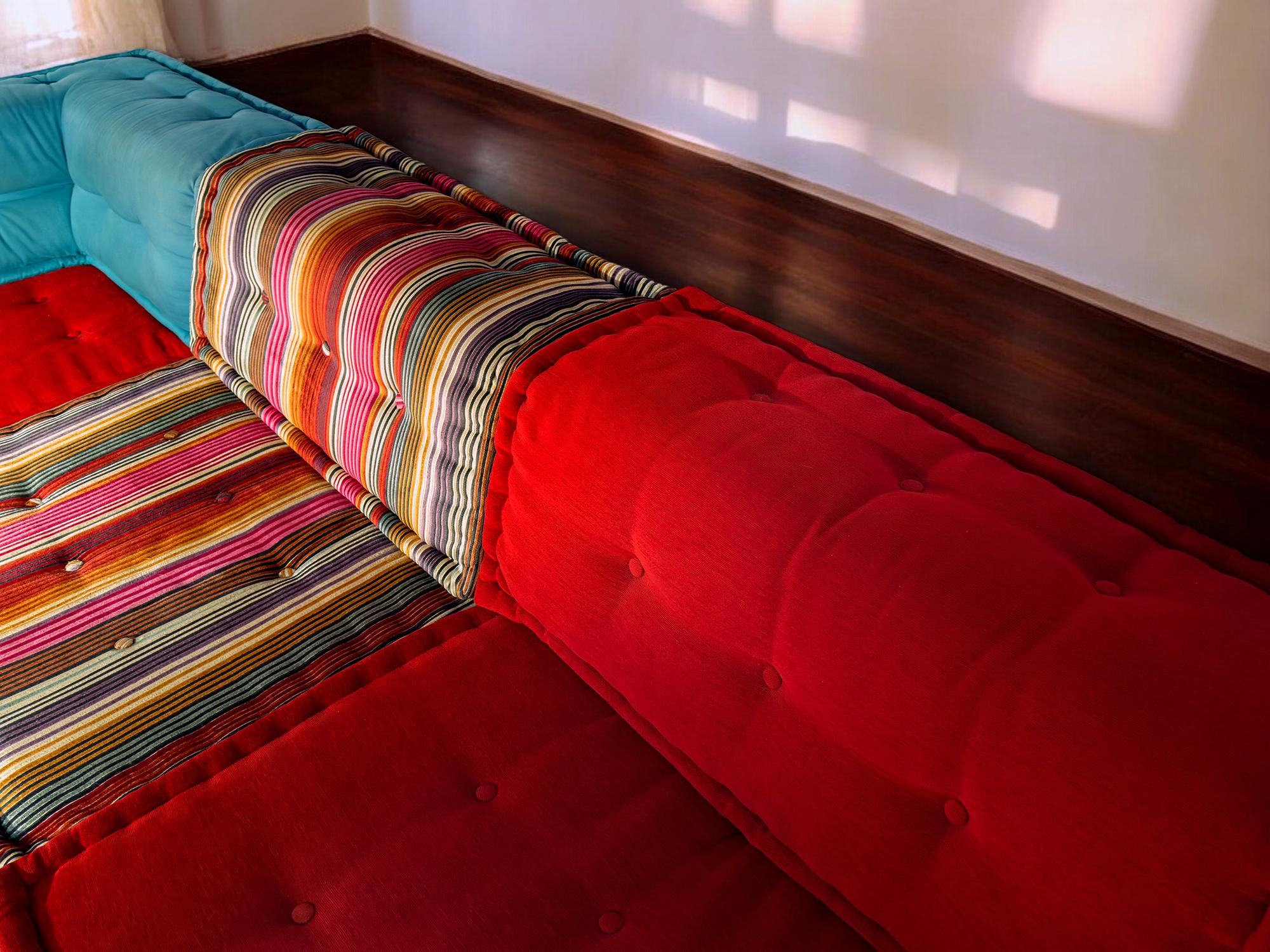 Sofa Mah Jong by Kenzo & Missoni for Roche Bobois, set of 15 pieces, 2000s 6