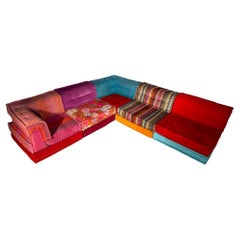 Divano Mah Jong di Kenzo & Missoni per Roche Bobois, set di 15 pezzi, anni 2000