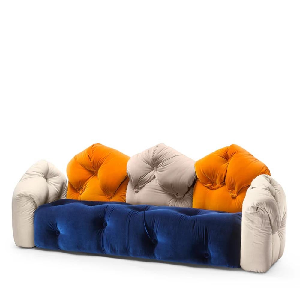 Sofà Michetta three seater Sofa by Gaetano Pesce for Meritalia In New Condition For Sale In Brooklyn, NY