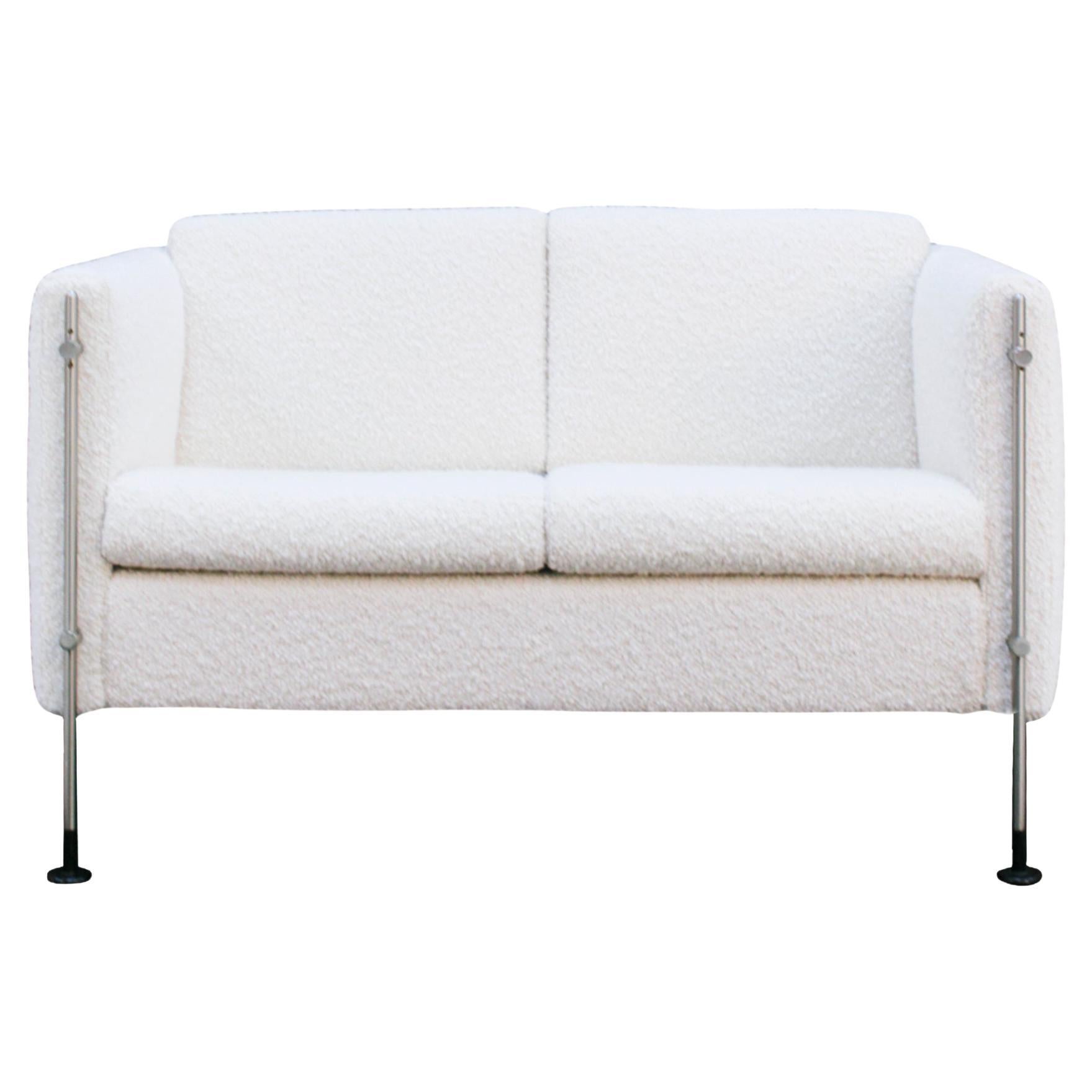 Sofa Mod, Felix for Arflex Designed by Burkhard Vogtherr Upholstered in Bouclé For Sale